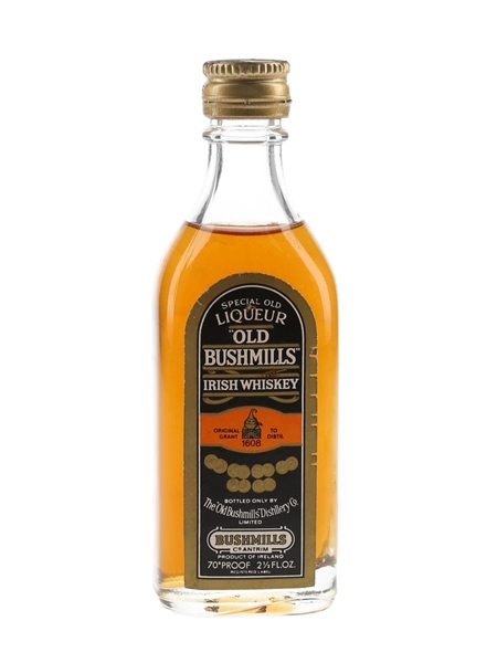 Old Bushmills Special Old Liqueur Irish Whiskey Bottled 1970s 7.1cl / 40%