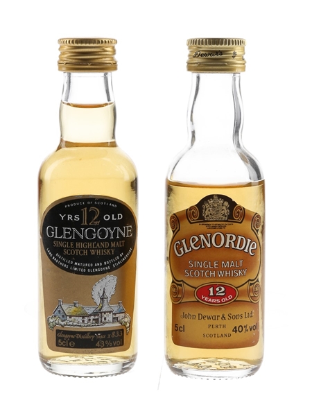 Glengoyne 12 Year Old & Glenordie 12 Year Old  2 x 5cl