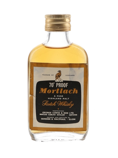 Mortlach 70 Proof Bottled 1970s - Gordon & MacPhail 5cl / 40%