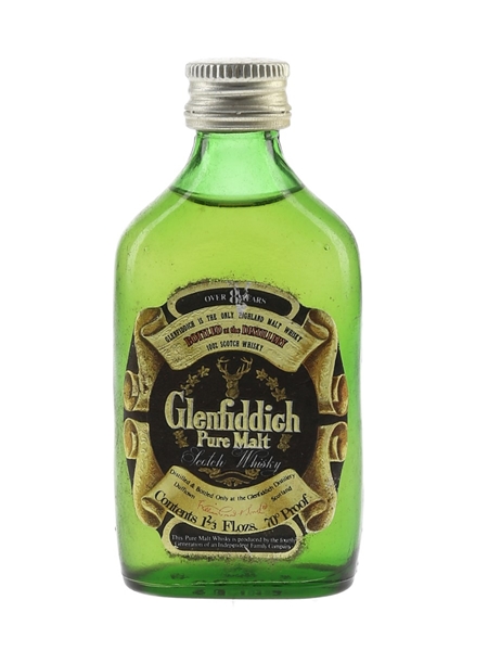 Glenfiddich 8 Year Old Pure Malt Bottled 1970s 4.7cl / 40%