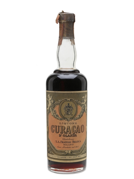 Branca Curacao D'Olanda Liqueur Bottled 1960s 75cl / 28%