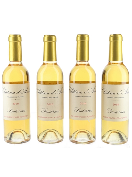 Chateau D'Arche 2010 Sauternes 4 x 37.5cl / 14%