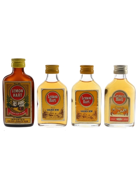 Lemon Hart Golden Jamaica Rum Bottled 1970s-1990s 4 x 5cl