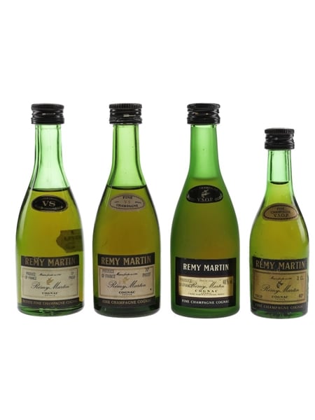 Remy Martin VS & VSOP Bottled 1970s & 1980s 4 x 3cl-5cl / 40%