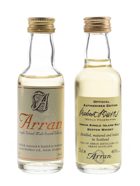 Arran & Robert Burns World Federation  2 x 5cl