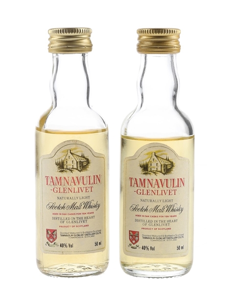 Tamnavulin Glenlivet Bottled 1980s 2 x 5cl / 40%