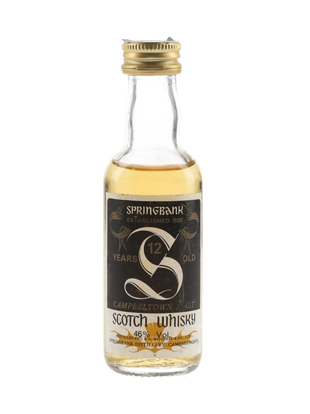 Springbank 12 Year Old Bottled 1980s 5cl / 46%