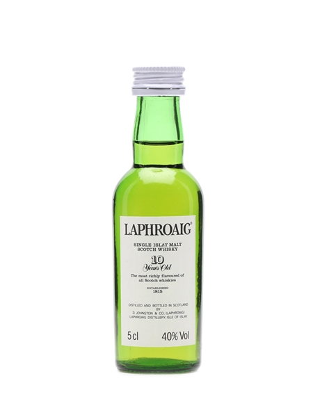 Laphroaig 10 Years Old Bottled 1980s Miniature