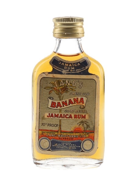 Lang's Banana Jamaica Rum Bottled 1960s 5cl / 40%