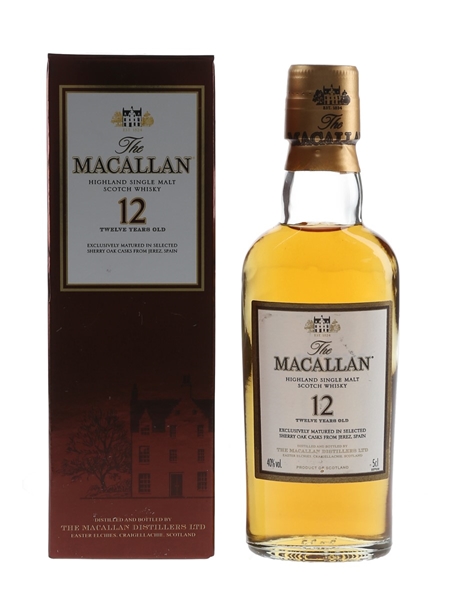 Macallan 12 Year Old Sherry Oak 5cl / 40%