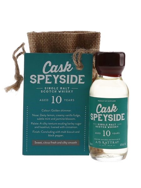 A D Rattray 10 Year Old Speyside  3cl / 46%