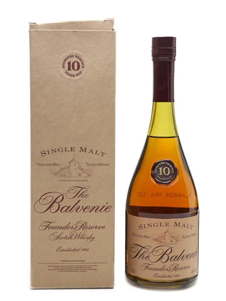 Balvenie 10 Year Old Founder's Reserve Bottled 1990s 70cl / 40%