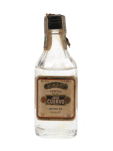 Jose Cuervo Tequila Blanco Bottled 1970s 5cl / 40%