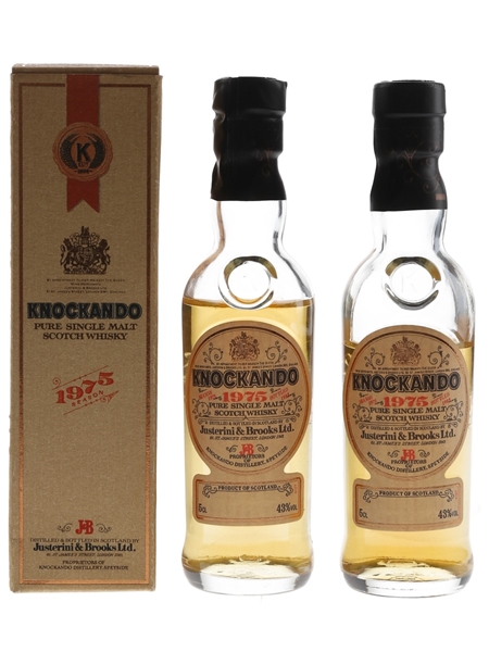 Knockando 1975 Bottled 1988 2 x 5cl / 43%