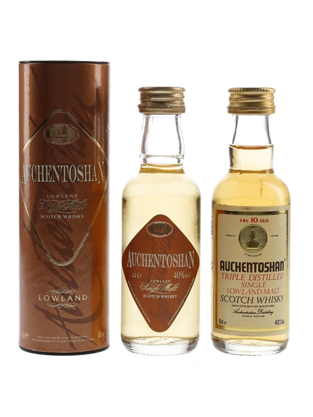 Auchentoshan NAS & 10 Year Old  2 x 5cl