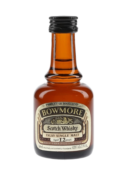 Bowmore 12 Year Old Bottled 1980s 5cl / 43%