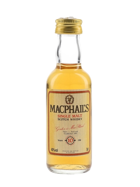 MacPhail's 10 Year Old Bottled 1990s - Gordon & MacPhail 5cl / 40%