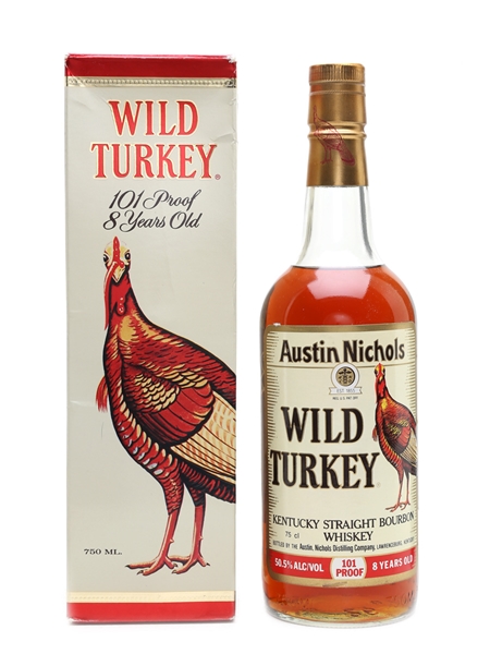 Wild Turkey 101 Proof 8 Year Old Bottled 1980s - Lawrenceburg 75cl / 50.5%