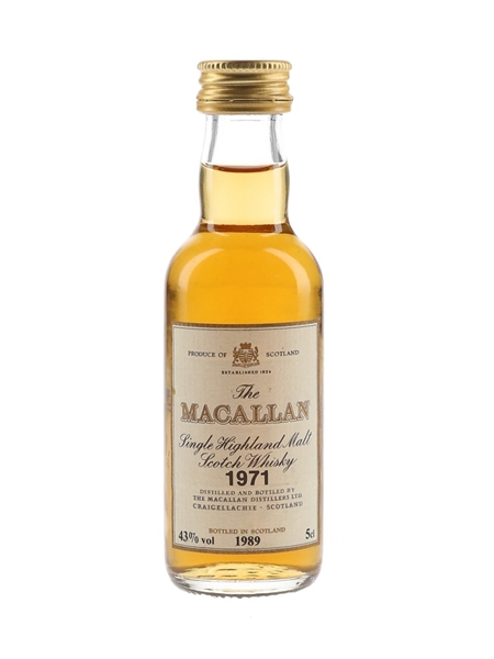 Macallan 1971 Bottled 1989 5cl / 43%