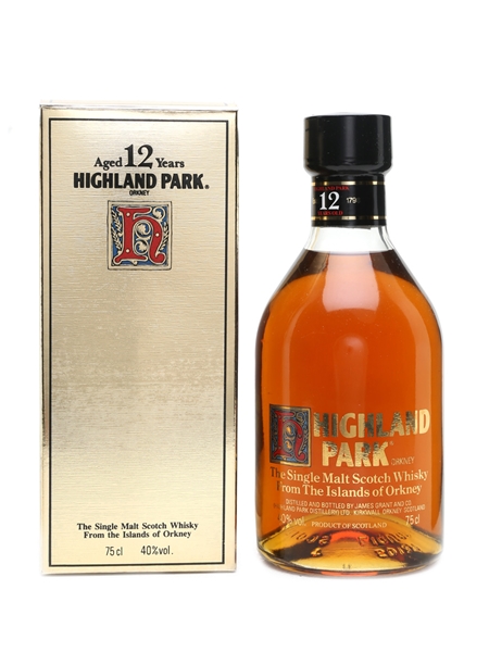 Highland Park 12 Year Old Bottled 1980s 75cl / 40%