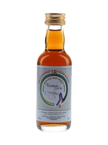 Prestonfield Highlander 1970 18 Year Old  5cl / 43%