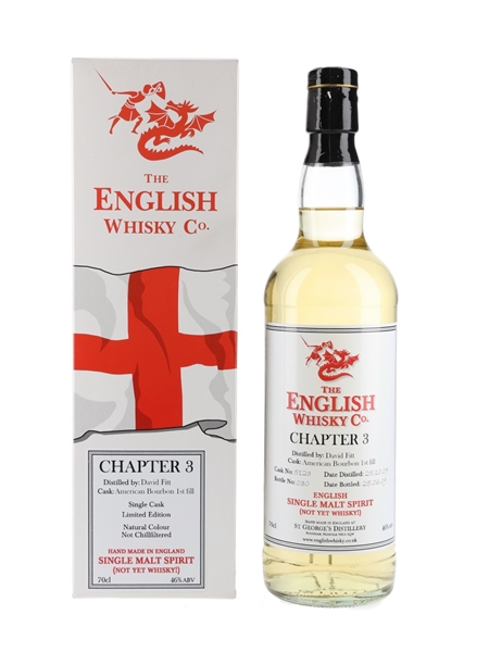 English Whisky Co. Chapter 3 Single Malt Spirit 70cl / 46%