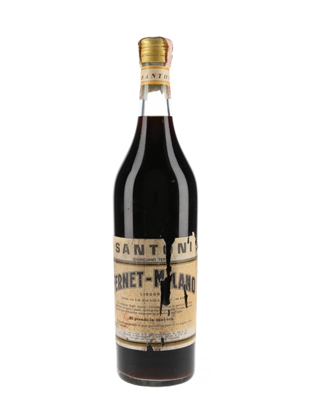 Santoni Fernet Milano Bottled 1960s 100cl / 40%