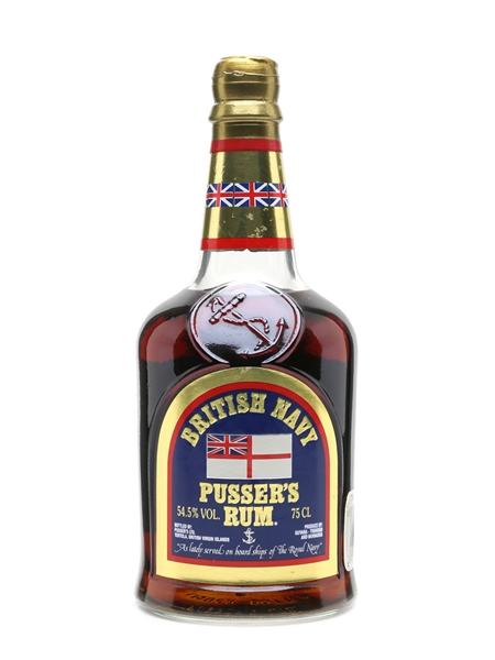 Pusser's British Navy Rum Bottled 1980s 75cl / 54.5%