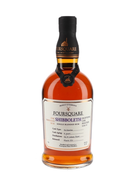 Foursquare Shibboleth 16 Year Old Bottled 2021 - Exceptional Cask Selection Mark XVI 70cl / 56%