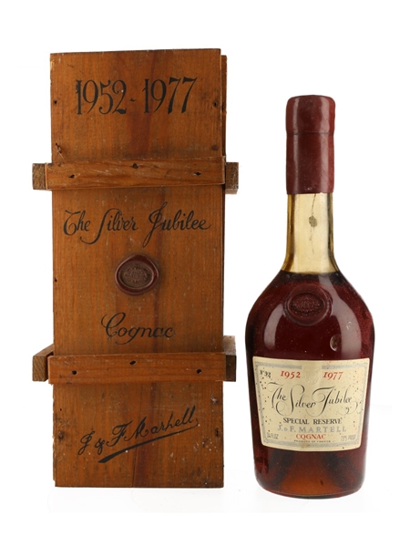 Martell Silver Jubilee Cognac 1952-1977 1815, 1906, 1914 & 1918 Vintages 68cl / 42%