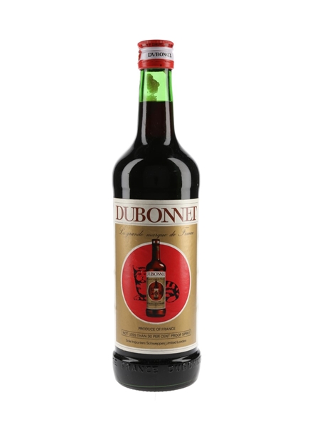 Dubonnet Wine Aperitif Bottled 1970s - Schweppes 75cl / 17%