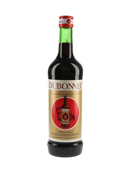 Dubonnet Wine Aperitif Bottled 1970s - Schweppes 75cl / 17%