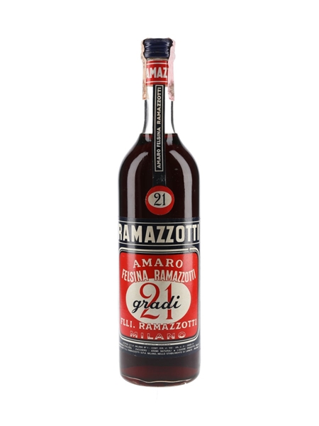 Ramazzotti Amaro Bottled 1960s 100cl / 21%