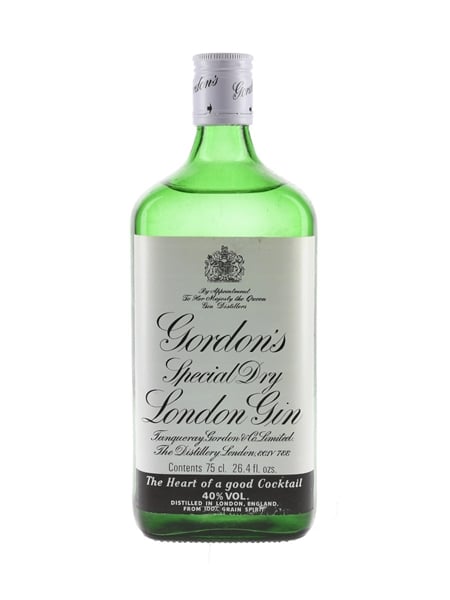 Gordon's Special Dry London Gin Bottled 1980s 75cl / 40%