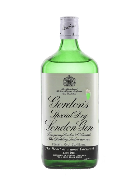 Gordon's Special Dry London Gin Bottled 1980s 75cl / 40%