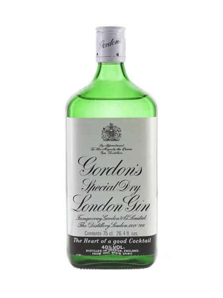 Gordon's Special Dry London Gin Bottled 1980s 75cl / 40%