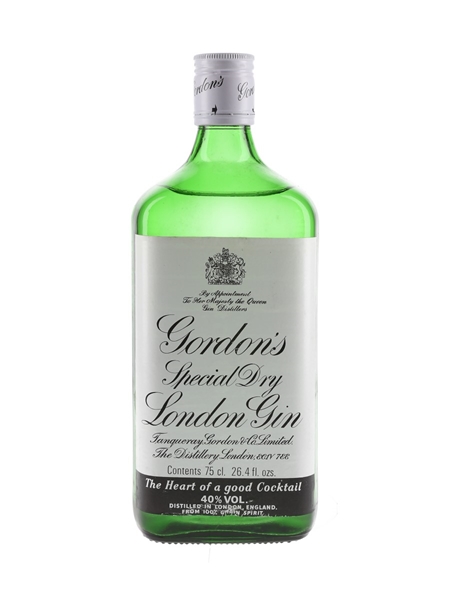 Gordon's Special Dry London Gin Bottled 1980s 75cl / 40%