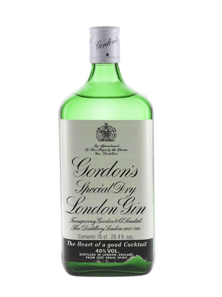 Gordon's Special Dry London Gin Bottled 1980s 75cl / 40%