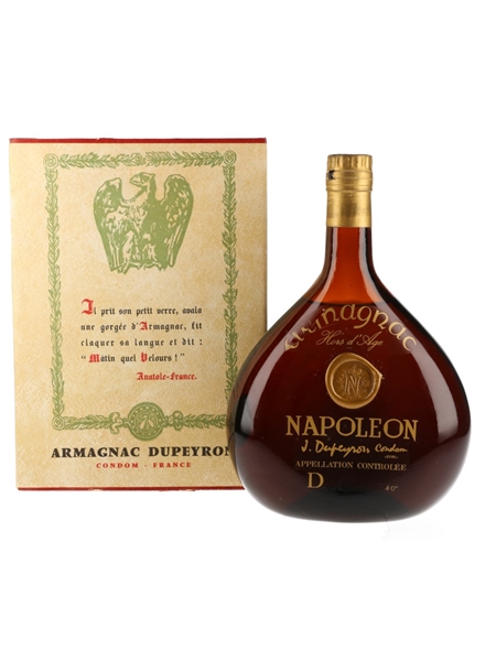 Armagnac Dupeyron Napoleon Hors D'Age - Lot 111404 - Buy