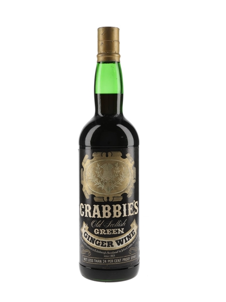 Crabbie's Green Ginger Wine Bottled 1960s 75cl / 13.7%