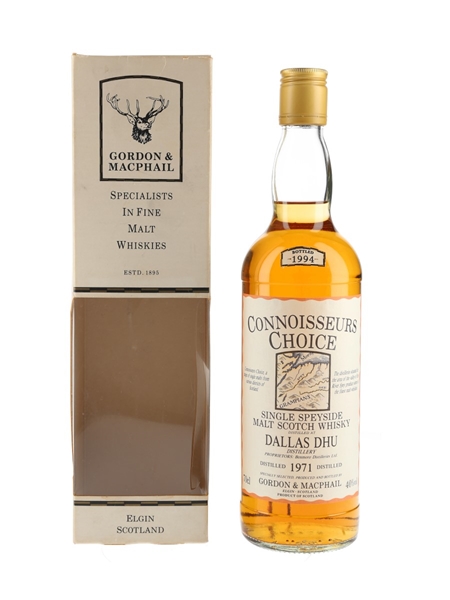 Dallas Dhu 1971 Connoisseurs Choice Bottled 1994 - Gordon & MacPhail 70cl / 40%