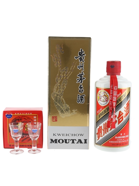 Kweichow Moutai 2014年製 500ml グラス付き Kweichow Moutai 2014 - Lot 111427 - Buy/Sell Spirits Online