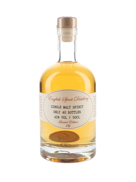 English Spirit Distillery Single Malt Spirit New Make Spirit - Only 40 Bottles 50cl / 41%