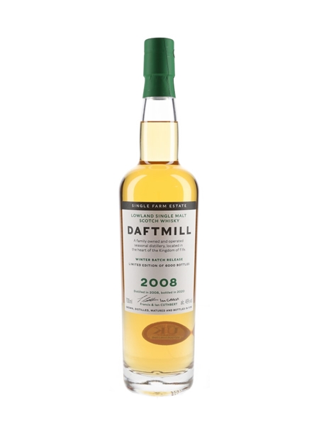 Daftmill 2008 Bottled 2020 - Winter Batch Release 70cl / 46%