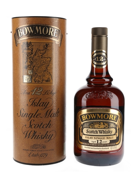 Bowmore 12 Year Old Bottled 1980s 100cl / 43%