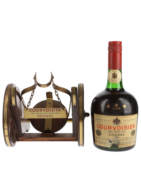 Courvoisier 3 Star Luxe Cannon Bottled 1970s 70cl / 40%