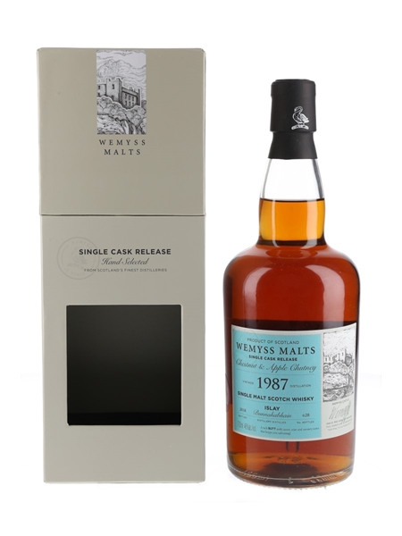 Bunnahabhain 1987 Chestnut & Apple Chutney Bottled 2018 - Wemyss Malts 70cl / 46%