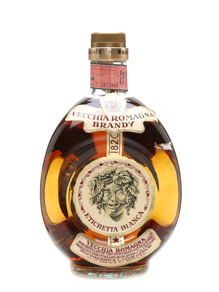 Buton Vecchia Romagna Brandy Etichetta Bianca - Bottled 1970s 75cl / 40%