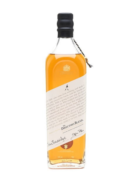 Johnnie Walker The Directors Blend 2012  70cl / 43%