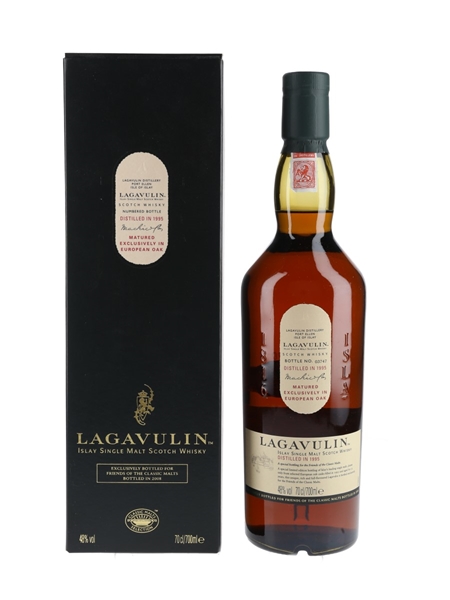 Lagavulin 1995 12 Year Old Bottled 2008 - Friends Of The Classic Malts 70cl / 48%